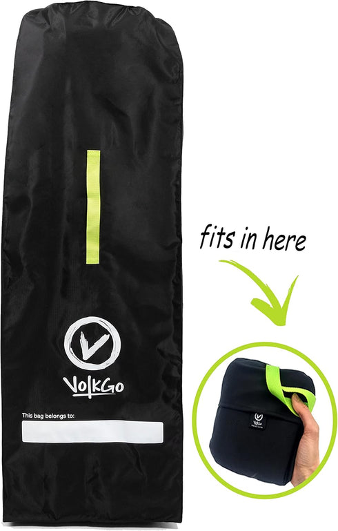 V VOLKGO Stroller Bag for Airplane, Large Cover for Airtravel, Jogger & Umbrella Stroller Cover for Travel - Fits Most Sizes, Gate Check Bag, Heav...
