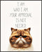 Posterizer 1 pcs-Your Approval Is Not Needed-for cat lovers-Comedy Art-Art for Animal Lovers-Decor for Home & Office- UNFRAMED Wall Art...