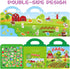 Reusable Sticker Books for Kids, Travel Removable Toddler Farm Sticker Books for 3 4 5 Year Old Girls Boys Birthday Gifts Educational Learning Toy...