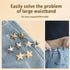 8 Pairs Cute Star Jeans Button Pins Metal No Sewing Detachable Adjustable Replacement Jean Pins Waist Body Fit Tighten Buckles for Skirt Pant Loos...