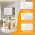 Makeup Organizer for Vanity, 360° Rotating Bathroom Organizer Countertop, High-Capacity Skincare Organizer, Spinning Cosmetics Organizer for Dress...