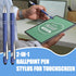 12 Pcs Blue Ink Ballpoint Pen with Stylus Tip, 1.0 mm Metal Pen Stylus Pen for Touch Screens, 2 in 1 Thank You Pen Gift for Friends, Colleagues, C...