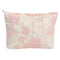 LYDZTION Pink Flower Makeup Bag Cosmetic Bag for Women,Large Capacity Canvas Makeup Bags Travel Toiletry Bag Accessories Organizer...