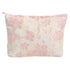 LYDZTION Pink Flower Makeup Bag Cosmetic Bag for Women,Large Capacity Canvas Makeup Bags Travel Toiletry Bag Accessories Organizer...