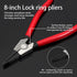 8-Inch Lock Ring Pliers Flat Snap Ring Pliers Special Circlip Pliers Reverse Pliers Angle Tip Retaining Ring Pliers Ring Opening Pliers Spreader P...