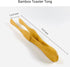 JapanBargain 3668, Bamboo Toaster Tong Salad Tong Toast Tong Kitchen Tong for Cooking Serving Bread Fruit Pickles, 10.5 inch, 1 Pack...