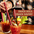 Demitri's Bloody Mary Pepperoni Straws - Smoky Edible Straw Made With Pork and Chicken - Cocktail Garnish Snack - Perfect for Brunch Drinks or Par...