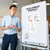 Small Magnetic Whiteboard for Fridge 5.5x8 in - Dry Erase Board for Refrigerator - Small Magnetic List for Frig - Magnetic White Board Sheet - Fri...