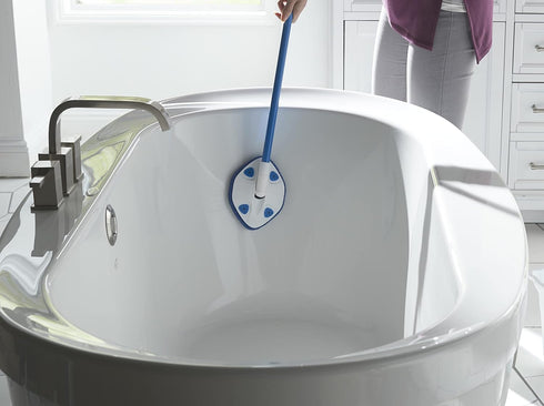 Clorox Extendable Tub and Tile Scrubber with Extra Pad...