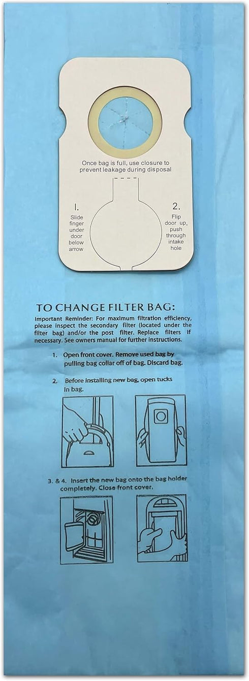 EnviroCare Replacement Micro Filtration Vacuum Cleaner Dust Bags made to fit Riccar 8000 and Simplicity 7000 Type B 18 pack...