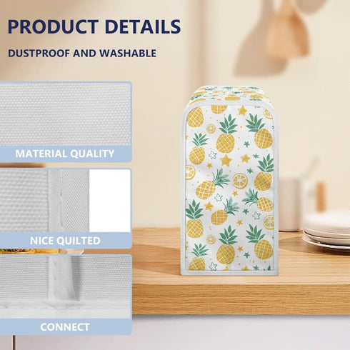 Pineapple Can Opener Cover Reuseable Electric Can Opener Cover Multi-functional Can Protector Dust Cover Fits Most Electric Automatic Can Openers...