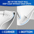 Toilet Bowl Brush and Holder Set, Compact Toilet Scrubber Brush for RV and Bathroom Cleaning, Durable Classic 360°PP Bristle, Drip-Proof, Wall Mou...