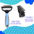 Double-Sided Pet Grooming Tool Undercoat Rake for Dogs and Cats - Professional Dematting Brush, Shedding Comb, Mat Remover, Deshedding, Safe Detan...