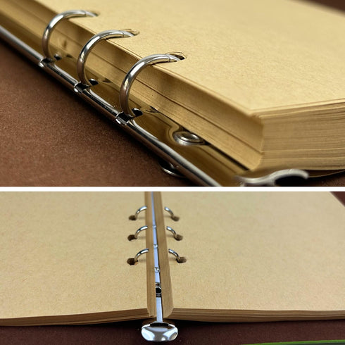 Leather Writing Journal Notebook,Classic Spiral Bound Notebook Refillable Diary Sketchbook Gifts with Unlined Travel Journals to Write in for Girl...