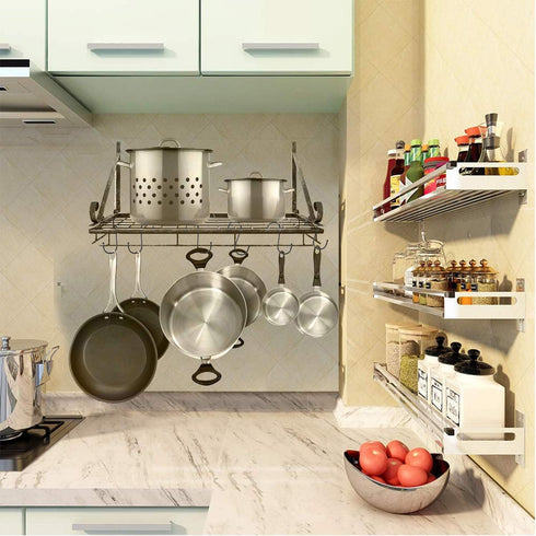 30 Pack Black S Hooks Steel Hanging Hooks Heavy Duty S Hanger Hook Metal Kitchen Pot Rack Hooks Closet Hooks for Hanging Pan, Cups, Jeans, Plant...