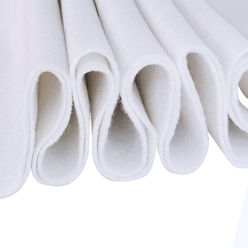 Jtnohx Craft Felt, 1 Square Yard Felt Fabric, 1.4mm Thickness Soft Felt Sheets, Felt by Yard for Art & Craft Project (White)...