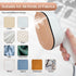 Mini Steam Iron, Travel Steamer for Clothes Portable Mini Iron, Portable Steamer for Dry and Wet Ironing, 970W Handheld Steamer 180° Rotatable Gar...