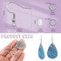 TOAOB 300pcs Stainless Steel Hypoallergenic Earring Hooks Silver Earring Making Kit with Jump Rings and Clear Silicone Earring Backs for DIY Jewel...