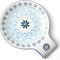 Hand Painted Spoon Rest, 5.5" Ceramic Spoon Holder for Stove Top and Kitchen Counter, Blue Pattern Utensil Rest, Great Cooking Gifts for Friends, ...