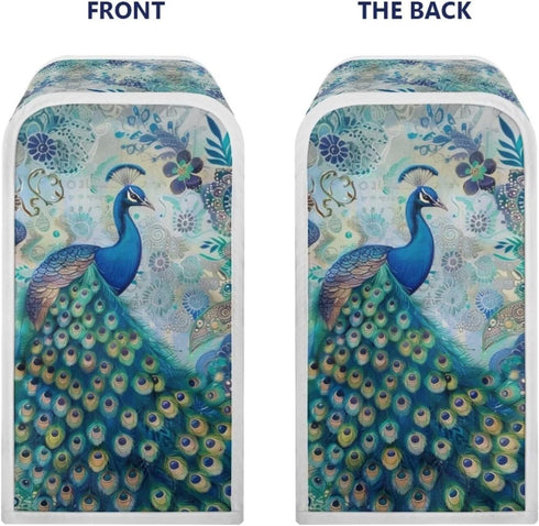 Peacock Can Opener Cover for Kitchen Appliance Dust Cover Boho Electric Can Opener Dust Cover Home Decor Electric Can Opener Cover...