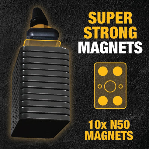 DEWALT Car Phone Magnetic Mount - Reinforced Magnetic Vent Mount - Magnetic Phone Holder for Car Vent - Phone Mount for Car Vent Clip......