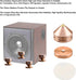 4Pcs Speaker Spikes Stands HiFi Speaker Isolation Stand Cone Shockproof Base Pad Speaker Feet with Non-Slip Rubber Rings for Audio,Speakers,Subwoo...