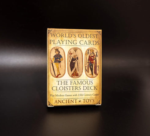 – The World’s Oldest Playing Cards – Full Cloisters Deck - Dating Back to The Medieval Ages, Play Any Modern Card Game with This Legendary Deck of...