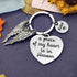 Vadaka Memorial Jewelry Gift Husband Memorial Keychain A Piece of My Heart is in Heaven Husband Keyring Sympathy Jewelry Remembrance Sympathy Gift...