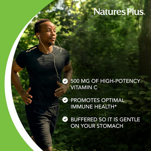 Natures Plus Orange Juice Chewable Vitamin C - 500 mg, 90 Tablets - High Potency Immune & Vascular Health Support Supplement, Antioxidant - Gentle...