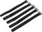 5PCS Bicycle Rack Strap, 25x2cm Bicycle Hook & Loop Bands, Sports Cycling Riding Adjustable Handlebar Tie Down Stabilizer Straps (Black)...