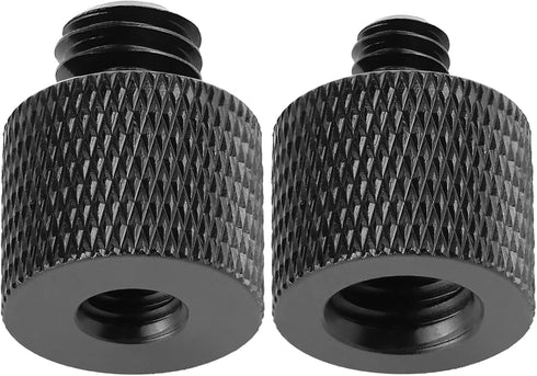 Camera Screw Adapter Thread 1/4" Male to 3/8" Female and 3/8" Male to 1/4" Female Adapter Set for Camera Monitor, Tripod, Mount...