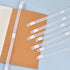 50Pcs Glue Strips with Mesh Backing, 12mm Book Binding Glue Strips, Hot Melt Adhesive Glue Strips with 86-100 Sheet Capacity, Thermal Binding Glue...