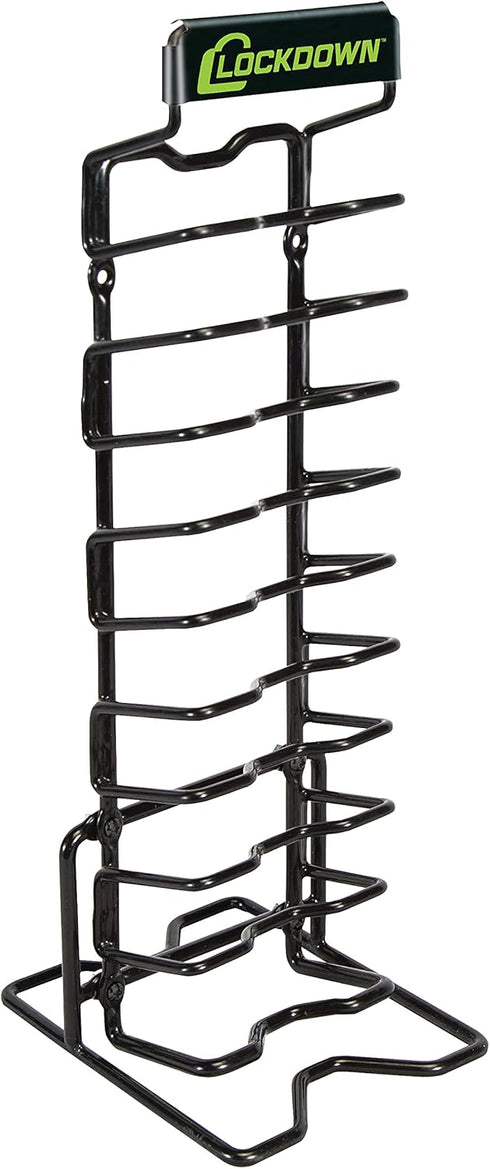 Lockdown Magazine Rack with Vinyl Coating and Steel Frame for Gun Vault Organization, Storage and Security...