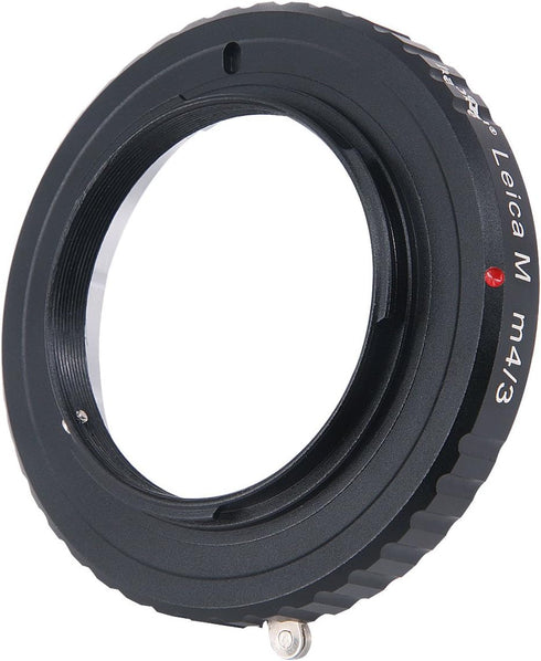 Haoge Manual Lens Mount Adapter for Leica M LM Lens to Olympus and Panasonic Micro Four Thirds MFT M4/3 M43 Mount Camera...