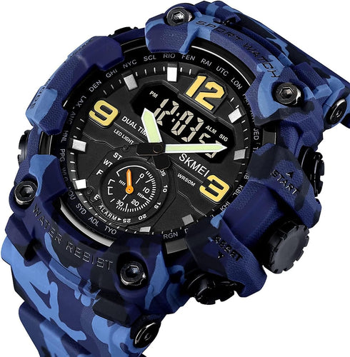 Gosasa Big Dial Digital Watch S Shock Men Military Army Watch Water Resistant LED Outdoor Sports Watches...