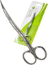 1 EA Professional Large Double-Curved Machine Embroidery Scissors - 6" Double curved bent handle -Stainless Steel Embroidery Scissors Supplies...