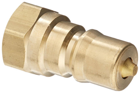 Dixon Valve H2F2-B Brass ISO-B Interchange Hydraulic Fitting, Nipple, 1/4" Coupling x 1/4" - 18 NPTF Female...