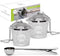 Tea Infuser for Loose Tea - Set of 2 Large Cup & Scoop with Bag Clip - Reusable Tea Strainers, Steeper for Loose Tea, Diffusers for Brew, Tea, Spi...