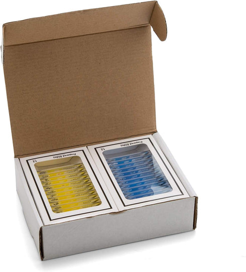 48pcs Kids Plastic Prepared Microscope Slides of Animals Insects Plants Flowers Sample Specimens for Microscopes...