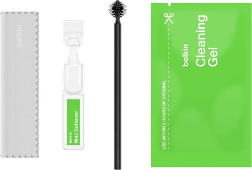 Belkin AirPods Cleaning Kit for One-Time Use – Fast, Easy, & Safe AirPod Cleaner Set, Safely Removes 99% of Earwax & Dirt, Restores Earbuds – Comp...