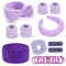 20 Piece Spa Headband and Wristband Set, Face Wash Headband, Skin Care Products Headband and Wristband Set, Bubble Headband,Gifts for Ladies, Wome...
