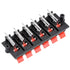uxcell 12pcs 12 Way Jack Socket Spring Push Release Connector Speaker Terminal Strip Block...