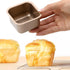 4 Pieces Mini Cake Moulds-Square Cake Baking Moulds-Baking Square Cake Moulds-Stainless Steel Mousse Cake Baking Moulds-For Baking Bread and Cooki...