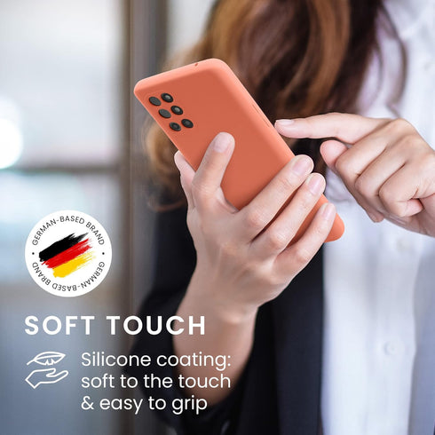 kwmobile Case Compatible with OnePlus 8T Case - Slim Protective TPU Silicone Phone Cover - Summer Orange...