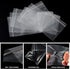 Small Plastic Bags, 300 Count 2 Mil Transparent Resealable Zipper Lock Bags, 3 Assorted Sizes 2x2 2x3 3x3 IN Storage Baggies for Daily Vitamin, Sm...