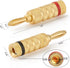 WGGE WG-3333 24k Gold Plated Speaker Banana Plugs-Closed Screw Type (12 Pairs (24 Plugs))...
