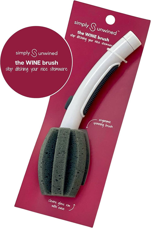 | Replacement Sponge Head for The WINE Brush Wine Glass and Stemware Cleaning Wand, 2 Count...