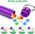 Small Portable Pill Case with Keychain(10 Pack), Urekt Waterproof Aluminum Pill Organizer Metal Mini Box Pocket Drug Storage Container for Outdoor...