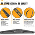 AUTOBOO Rear Wiper Blade Replacement for Jeep Wrangler 2023-2018 -OEM Factory Replacement Accessories Parts 19239591,Blades 12 inch...