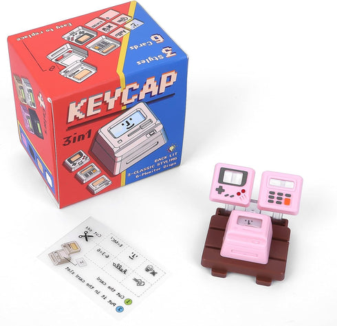 Custom Keycaps - Light Transmission Keycaps - Classic Retro Mechanical Backlit Keyboard Keycap. Suitable for Most MX Switches RGB PC Gamer Mechani...